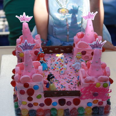 Princess Castle Cake