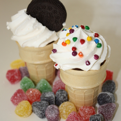 Ice Cream Cone Cupcakes