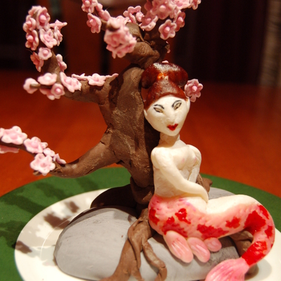 Marzipan Siren, Chocolate Cherry Blossom Tree