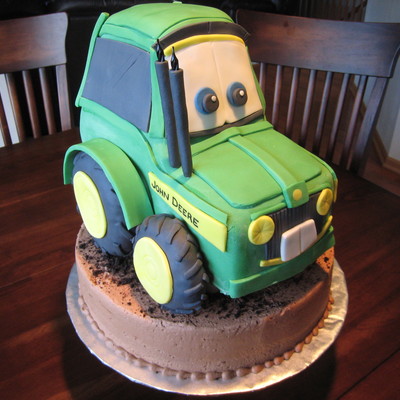 3D John Deere Tractor Cake