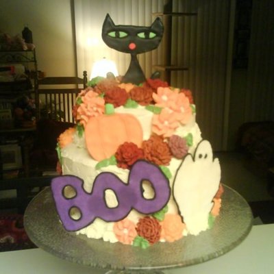 Pumpkin Cat Cake