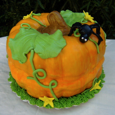 3D Pumpkin Cake