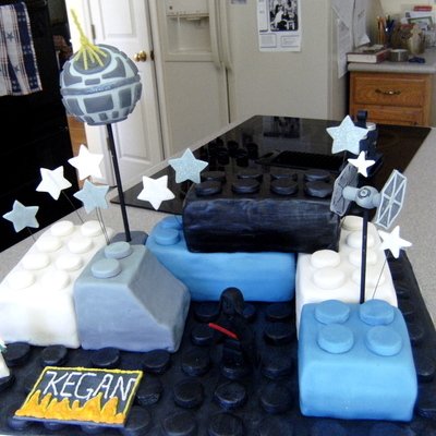 Star Wars Lego Cake
