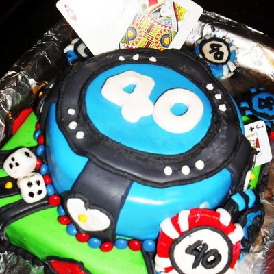 Poker Cake
