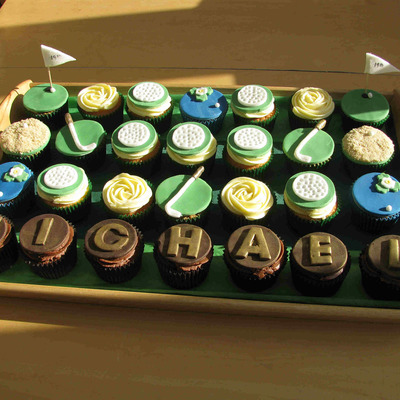 Golf Cupcakes