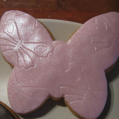 Butter Fondant Covered Sugar Cookie