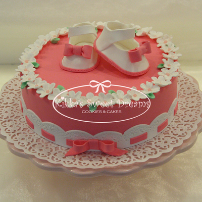 Baby Shoes Cake