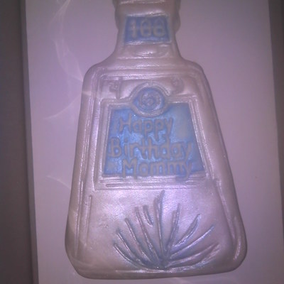 My First Tequila Silver 1800 Cake For My Mom's Birthday