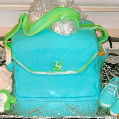 My First Diaper Bag Cake