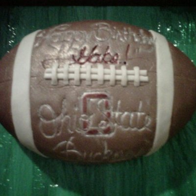 Ohio State Buckeyes Football Birthday Cake