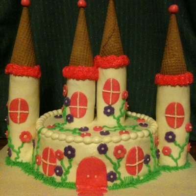 Princess Castle Cake