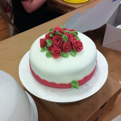 My Final Class Cake For Fondant And Gum Paste Cake