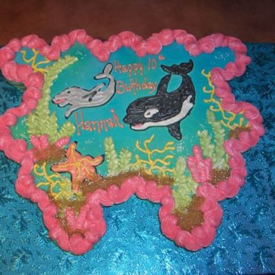 Under The Sea Cupcake Cake