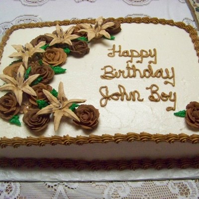 First 1/2 Sheet Cake