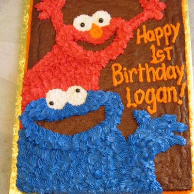 Elmo And Cookie Monster!