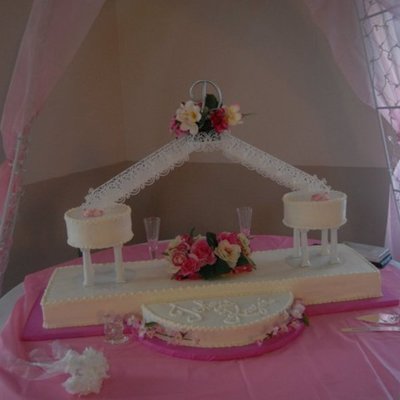 My Sisters Unique Wessing Cake