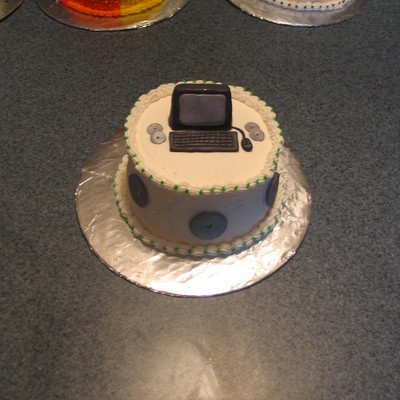 Computer Teacher Cake
