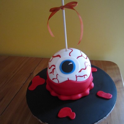 Candy Eyeball Cake
