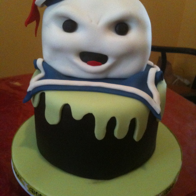 Staypuft Marshmallow Man Cake