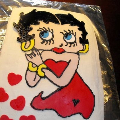 Betty Boop Birthday Cake ... First Character Cake