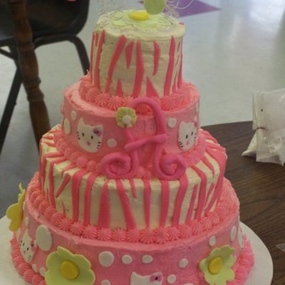 Hello Kitty Birthday Cake