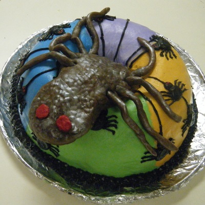 Spider Halloween Cake
