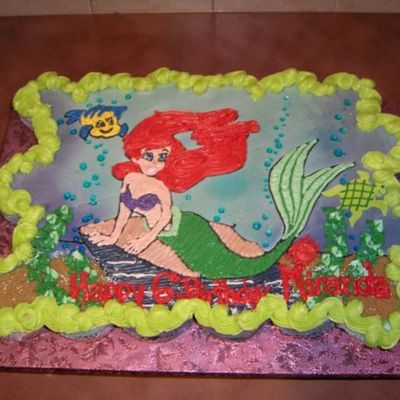 Little Mermaid Cupcake Cake