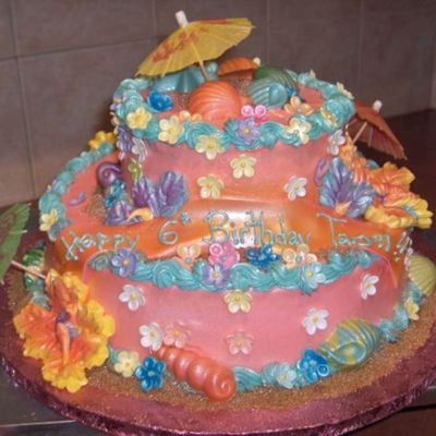 Tropical Luau Cake