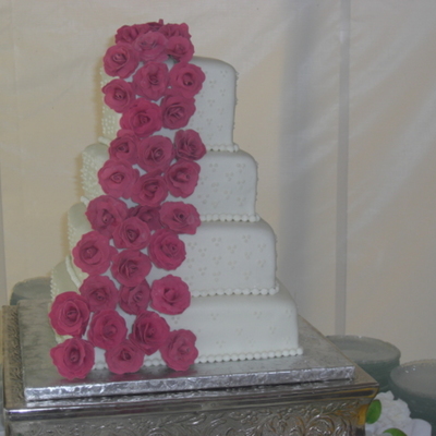 Watermelon Rose Cake