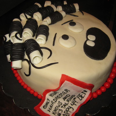 Hairdresser Birthday Cake