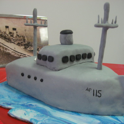 Navy Ship Cake