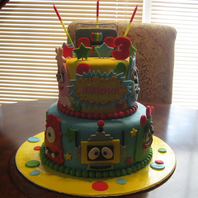 Yo Gabba Gabba Cake
