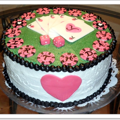 Tiffy's Birthday Poker Cake