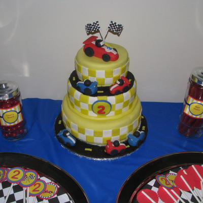 Race Car Cake