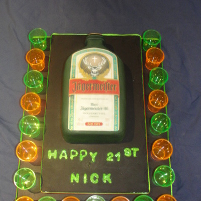 Jagermeister 21St Cake