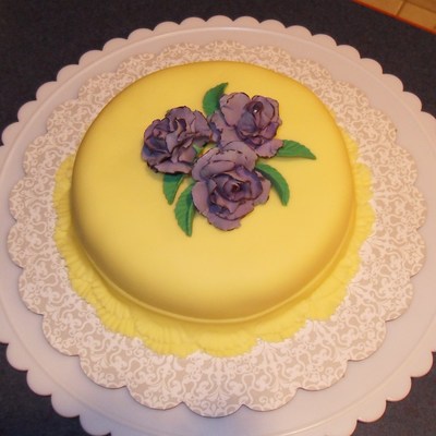 Final Cake For Fondant Class