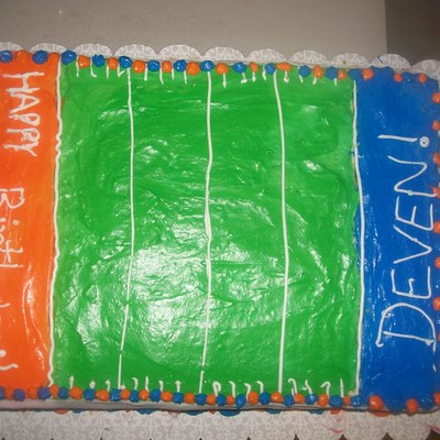 Football Field Cake