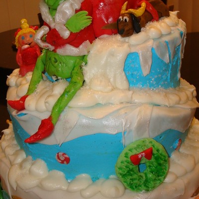 Grinch Cake