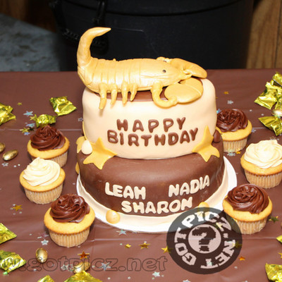 Scorpio Birthday Cake