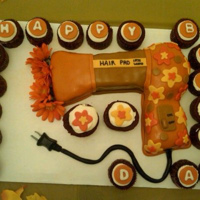 Blow Dryer Cake