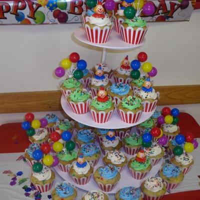 Carnival Cupcakes