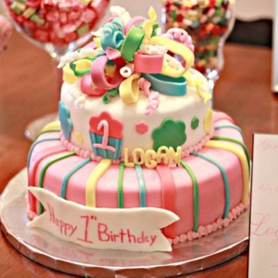 1St Birthday Cake For A Friend