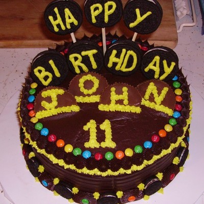 Chocolate Candy/cookie Cake