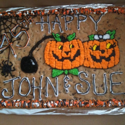 Halloween / Anniversary Cookie Cake