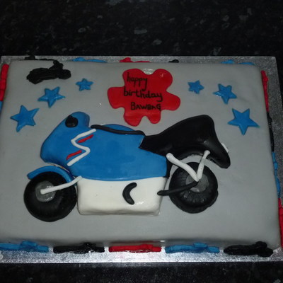 Motorbike Cake