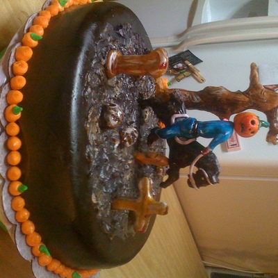 Headless Horseman Birthday Cake