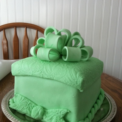 Gift Box Birthday Cake