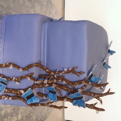 Butterfly Branch Cake
