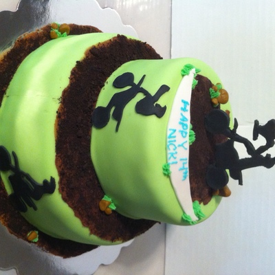 Dirt Bike Cake