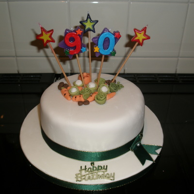 90Th Birthday Cake